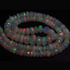 16 Inches Full Strand - Top Grade High AAAAAAAA High Quality - Welo Ethiopian OPAL - Micro Faceted Rondell Beads Strong Fire size 3 - 9 mm